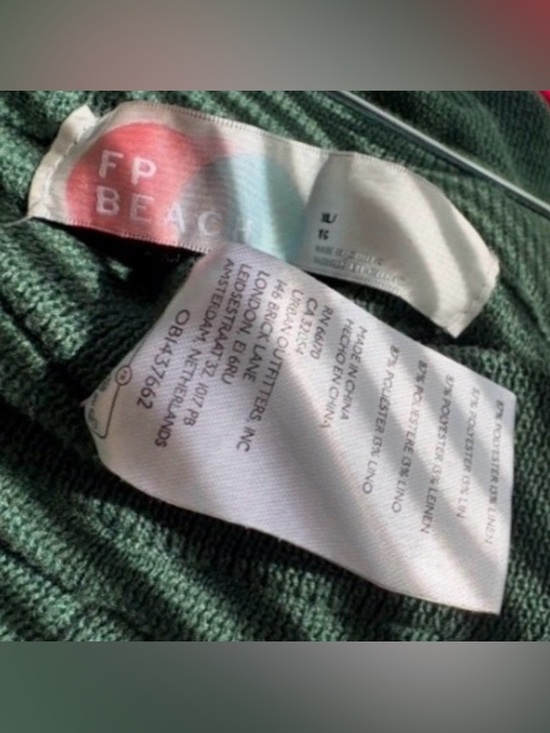 FP Beach. Freya Sweater PANTS in emerald spell- size XL- pants only - Picture 5 of 16